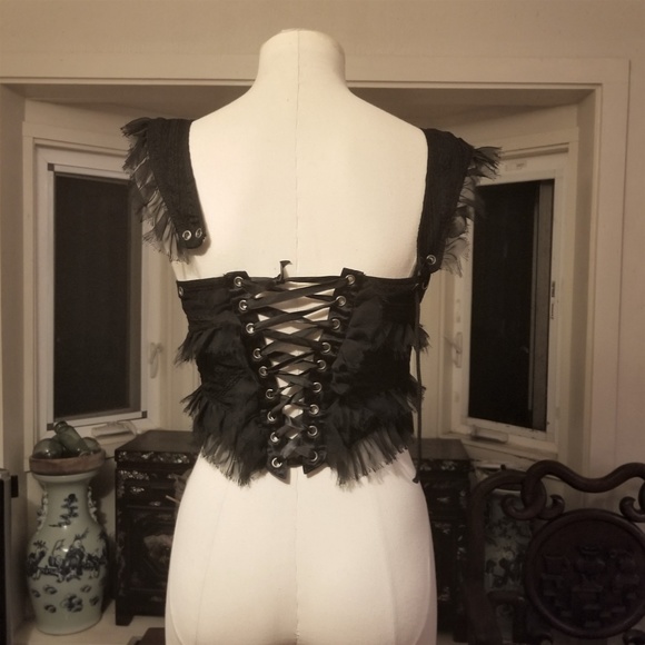 SOLD Lip Service Quoth the Raven Decay Garden Top - Picture 4 of 8